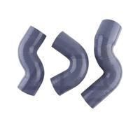Silicone Vuoto Tubi Parti del tubo flessibile intercooler turbo in silicone per auto 4PLY adatto per Land Rover Defender TD5 1998-2016 3 pezzi(GRIS)