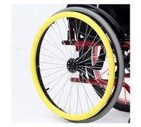 Silicone Wheelchair Push Rim Covers, Copricerchio for sedia a rotelle, 1 paio di copricerchi for mano antiscivolo resistenti all'usura(I-22 INCHES)