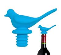 Silicone Wine Bottle Stopper, Bird Design Seal for Kitchen Use, Reusable Freshness Keeper with Leakproof Fit, Champagne Beer Bottles Stopper for Women, Men, Home, 2.93x2.46x0.83 inches