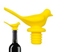 Silicone Wine Bottle Stopper, Bird Design Seal for Kitchen Use, Reusable Freshness Keeper with Leakproof Fit, Champagne Beer Bottles Stopper for Women, Men, Home, 2.93x2.46x0.83 inches