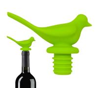Silicone Wine Bottle Stopper, Bird Design Seal for Kitchen Use, Reusable Freshness Keeper with Leakproof Fit, Champagne Beer Bottles Stopper for Women, Men, Home, 2.93x2.46x0.83 inches