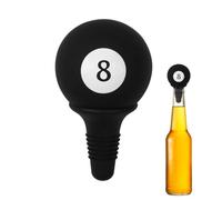 Silicone Wine Bottle Stoppers - Billiard Ball Champagne Caps Set | Reusable Silicone Wine Stoppers Bottle Seal Caps For Freshness Preservation Whiskey Bar Party Drinks