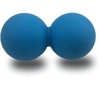 Silicone Yoga Peanut Massage Ball Fascia Ball Alleviare Rilassare i Muscoli Fitness Massaggio Doppia Palla Palla for Esercizi (Color : B)