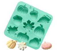 Siliconee Molds For Baking 9-Cavity Nonstick Food Grade Bakewaree | Pumpkien Pine Cone Silicone Cookie Mold For Arts & Crafts Muffin Cake Chocolate Dessert Thanksgiving Pearty