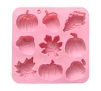 Siliconee Molds For Baking 9-Cavity Nonstick Food Grade Bakewaree | Pumpkien Pine Cone Silicone Cookie Mold For Arts & Crafts Muffin Cake Chocolate Dessert Thanksgiving Pearty