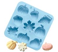 Siliconee Molds For Baking 9-Cavity Nonstick Food Grade Bakewaree | Pumpkien Pine Cone Silicone Cookie Mold For Arts & Crafts Muffin Cake Chocolate Dessert Thanksgiving Pearty