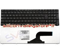 Siliconvalleystore Tastiera ITA 9J.N2J82.M0E Nero Compatibile con ASUS K72DY, K72JB, K72Jr, K72JU, N51A, N51Tp