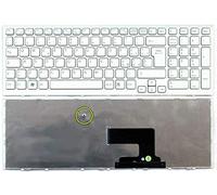 Siliconvalleystore Tastiera Italiana Bianca con Frame per Sony Vaio Compatibile p/n: v116646F VPC-EH Series PCG-71911M PCG-71811M AEHK1A00020 148971441