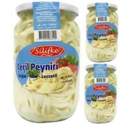 Silifke Cheçil Formaggio Cheçil Fresco Naturale 200 Gram x 3 Pezzi con Alimentari Pufai