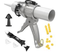 SILIGUN™ Pistola per presellatura professionale compatta 24:1, senza gocciolamento, design brevettato, telaio in alluminio leggero, funziona con tutti i tubi da 283,5 g (SILIGUN PRO Complete Kit)