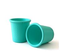 SILIKIDS GoSili CUPS02 - Set di 2 coppette in silicone, colore: Blu
