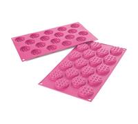Silikomart 195945 - Set da 18 stampi in Silicone Rotondi, a Forma di Mini cialde