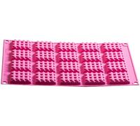 Silikomart 195947 - Set da 20 stampi in Silicone rettangolari, a Forma di Mini cialde