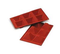 silikomart 20.007.00.0060 Stampi, Silicone, Rosso - NUOVO