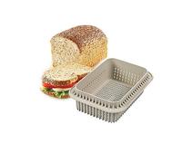 Silikomart 21.004.13.0065 Molde para pan 3D 15 x 10 x 7,5 cm - Gris