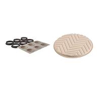 silikomart 25.273.13.0065 Stampo Mini Twist, In Metallo & Kit Tarte Graphique Cr