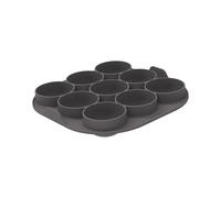 Silikomart | 70.193.55.0065 SILFRY EGG Stampo in Silicone con 9 cavità è perfetto per cuocere le uova infriggitrice ad aria - 215x215 h 36 mm. ø58 h 34 mm