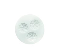 Silikomart 71.378.00.0096 - Stampo per pasta di zucchero, motivo: fantasia, in silicone, colore: Bianco