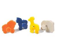 silikomart Acc093 Set 4 Cutter Cookie Animals, Silicone, Multicolore, 4 unit -