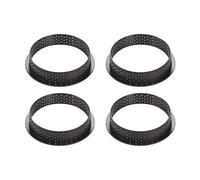 Silikomart - Anello di taglio per torte, in plastica perforata resistente al calore, cerchio per crostate