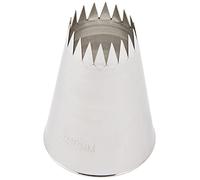 silikomart | Bocchetta per Sac à Poche in Acciaio Inox, Ideale per Decorazioni ad Effetto, Facile da Lavare, Beccuccio Foro Stella Francese Ø18 mm, Made in Italy