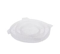 silikomart | CFF SET3B Set Coperchi in Silicone COVERFLEX, Composizione set 3 Coperchi in Silicone Alimentare Trasparente, Ø 110-160 - 210 mm, Made in Italy