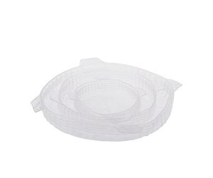 silikomart | CFF SET3B Set Coperchi in Silicone COVERFLEX, Composizione set 3 Coperchi in Silicone Alimentare Trasparente, Ø 110-160 - 210 mm, Made in Italy