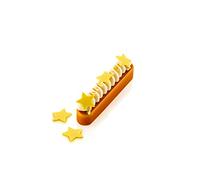 silikomart Chablon Star Set 2 Stampi in Silicone per Decorazioni di Isomalto e Cioccolato