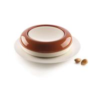 Silikomart | Confezione da 3 Kit Stampi in Silicone IO & TE, con 1 stampo top e 1 base 3D Design per torte eleganti e creative. Ø210 mm, h30/h60 mm, Antiaderente, Made in Italy.