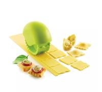 Silikomart | Confezione da 4 Rullo Snack'n'Roll, Tagliapasta per Pasta e Snack, Colore Verde, Misure 110 x 97 h78 mm, Made in Italy