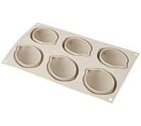 Stampo multiporzione 6 delizia limone 3D silicone Silikomart mousse torta Rotex