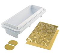 Silikomart Diamond Buche Stampo in Silicone, Multicolore, 25 x 8 x 6.7 cm