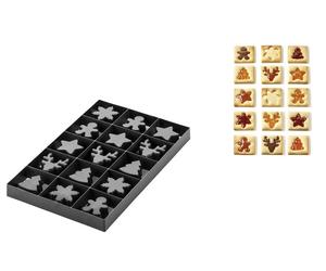 Silikomart Forma Teglia Biscotti Voila cookie winter Natale renna albero - Rotex