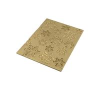 Silikomart Frozen buche Mat Tappeto Decorativo in Silicone, Oro, 25 x 18.5 x 0.6 cm