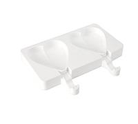Silikomart GEL03 Set 2 Easy Cream Heart-IC 91X85 H 23 MM, Silicone