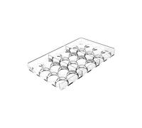 silikomart KIT SEMISFERA 02 - CH037 TRITAN MOULD N.24 ø35 H 18 MM + ICH037 SILICONE MOULD