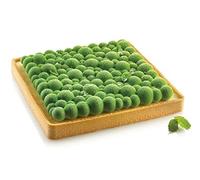 Silikomart kit tarte ring bubble 20x20 - stampo per dolci anello 17,5x17,5 qualità professionale - 8051085329809