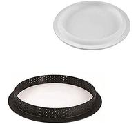 Silikomart Kit Tarte Ring Round 210 Stampo in Silicone con Anello microforato 21 x h 2 Centimetri
