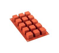 Stampo 15 cubi silicone Silikomart SF 105 multiporzione dolci torte cubo - Rotex