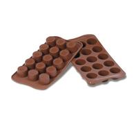 Silikomart SCG07 Stampo Cioccolato/Praline, Silicone, Marrone