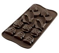 silikomart SCG14 Fashion Stampo in Silicone 41X30 h 12 mm, Acciaio, Marrone