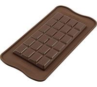 Silkomart SCG36 Classic Choco Bar, Silicone, Marrone, 11,5 x 7,7 x 9 cm