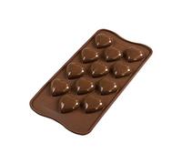 Silikomart SCG48 3D Stampo in Silicone n.12 My Love, Marrone