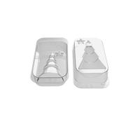 Silikomart set 2 stampi cioccolato Winter tree | materiale termoformato