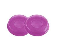 Silikomart CAPFELX M Kit 2 coperchi in Silicone, Rosa, 6.5x6.5x1.3 cm, 55 cm