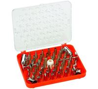 Silikomart | Set da 55 Bocchette Totali in Acciaio Inox per Decorazioni | 2 Supporti o Spilli per Fiori, 52 Beccucci h 33 mm 1 Adattatore in Plastica