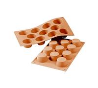 Silikomart SF022 Muffin Stampo in Silicone h28mm, Ø51mm, Rosso, S
