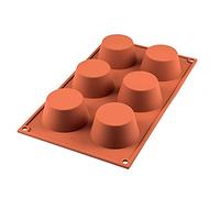 STAMPO TEGLIA TEGAME IN SILICONE MUFFIN Ø 69 h 35 mm CUPCAKE SILIKOMART