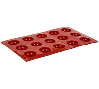 silikomart | SF005 Stampo in Silicone per Monoporzioni SEMISFERA, Antiaderente, 15 cavità, Confezione da 1 Stampo per Dolci, ø 40 h 20 mm, Made in Italy