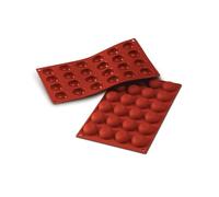 silikomart SF009 Stampo Silicone 24 Pomponnettes Ø34 mm Made in Italy